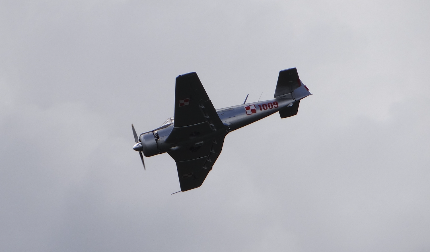 TS-8 Bies SP-YBD nb 1009. Mazury Air Show 2018. Zdjęcie Karol Placha Hetman