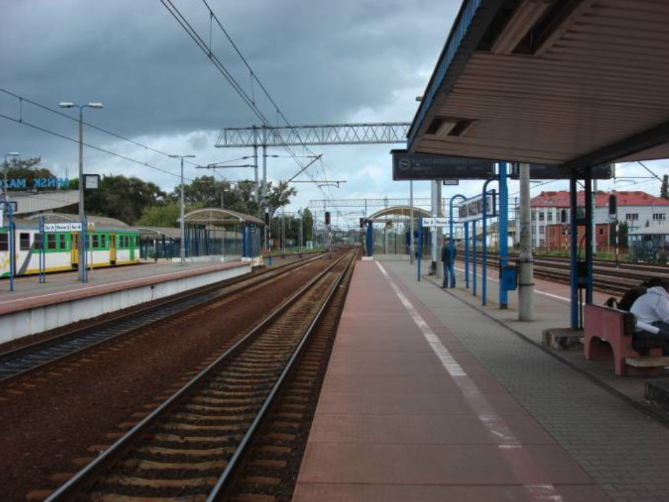 Dworzec Kolejowy Mińsk Mazowiecki. 2008 rok. Zdjęcie Karol Placha Hetman