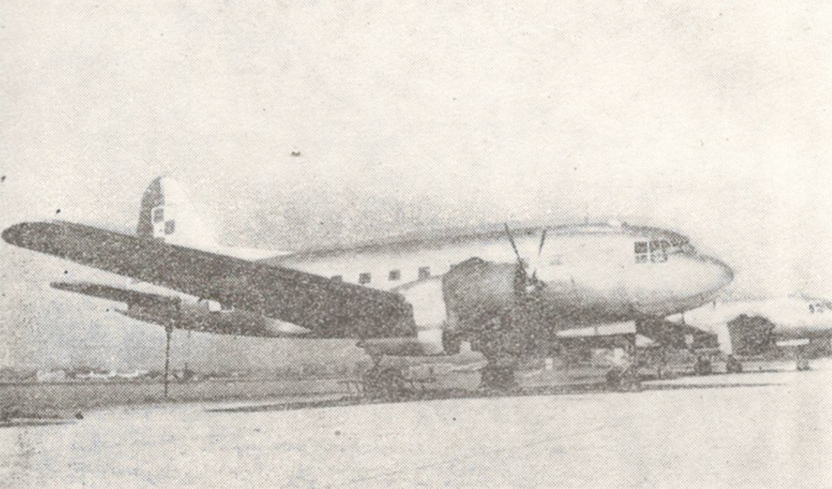 Iliuszyn Ił-12. Zdjęcie muzeum historyczne