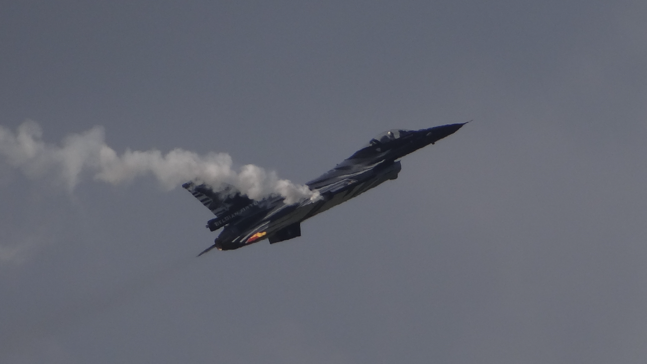 F-16 Solo Dysplay Belgia. 2018 rok. Zdjęcie Karol Placha Hetman