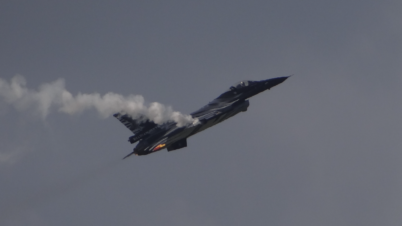 F-16 Solo Dysplay Belgia. 2018 year. Photo by Karol Placha Hetman