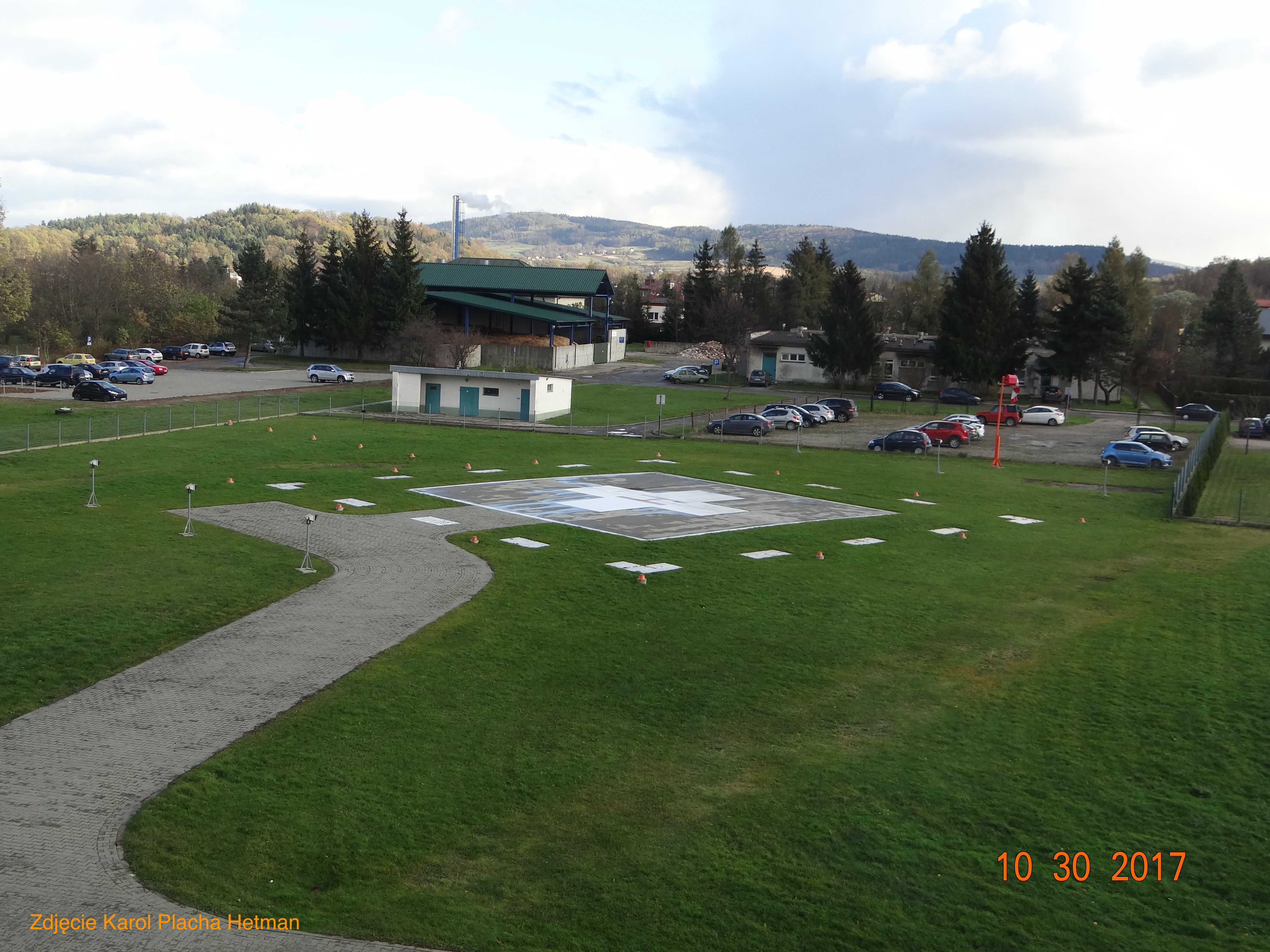 Heliport Gorlice. 2017 rok. Zdjęcie Karol Placha Hetman