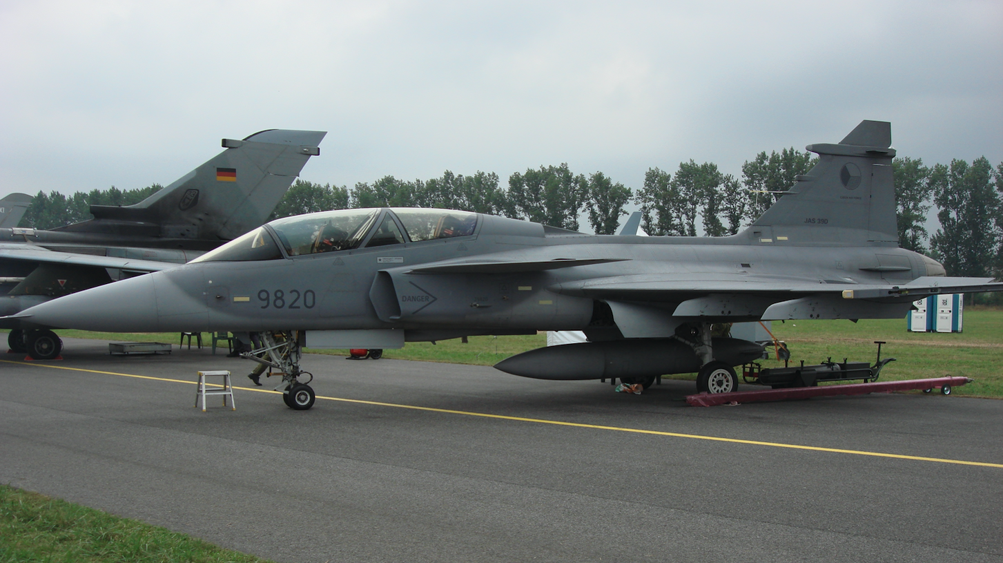 Gripen 39 D nb 9820. Czech Republic. 2009 year. Photo by Karol Placha Hetman