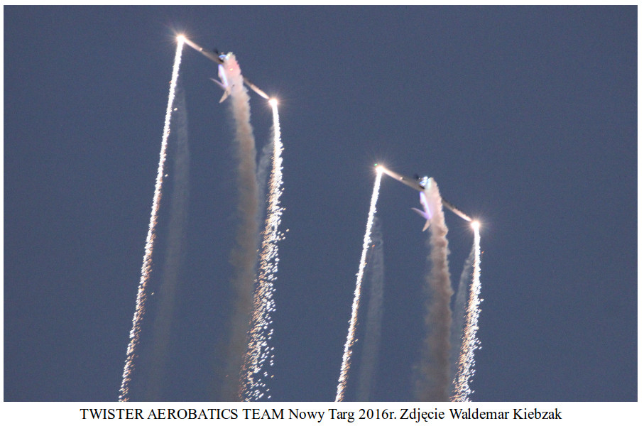 TWISTER AEROBATICS TEAM. 2016 rok. Zdjęcie Waldemar Kiebzak