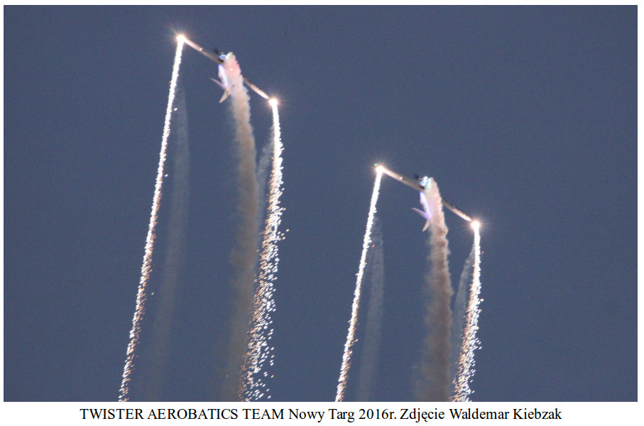 TWISTER AEROBATICS TEAM. 2016 year. Photo by Waldemar Kiebzak