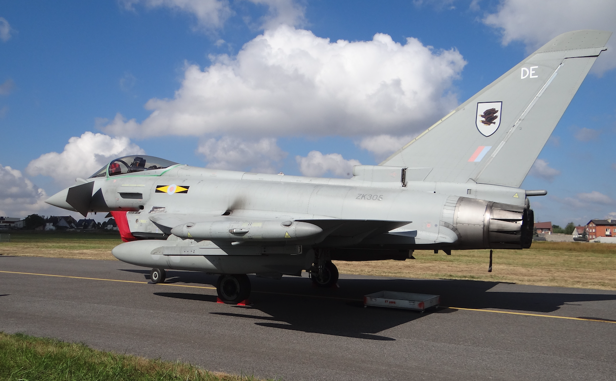 Eurofighter Typhoon nb ZK305-DE. Wielka Brytania. 2011 rok. Zdjęcie Karol Placha Hetman