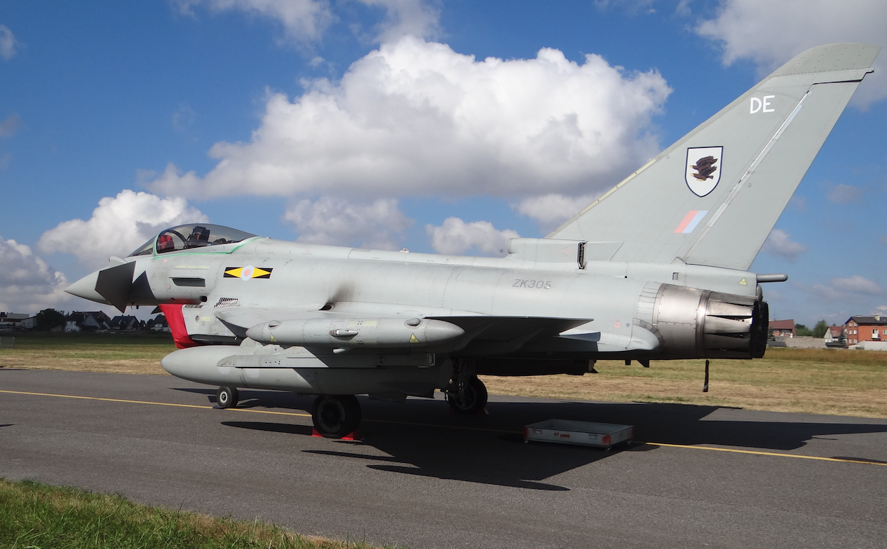 Eurofighter Typhoon nb ZK305-DE. Great Britain. 2011 year. Photo by Karol Placha Hetman