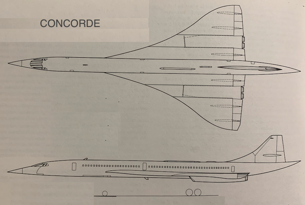 Concorde. 1980 rok. Praca Karol Placha Hetman
