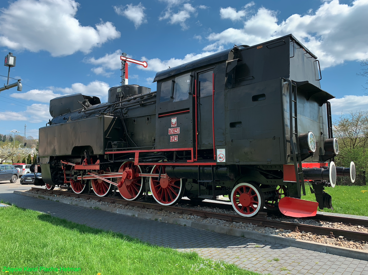 TKt48-124 steam locomotive. 2023 year. Photo by Karol Placha Hetman