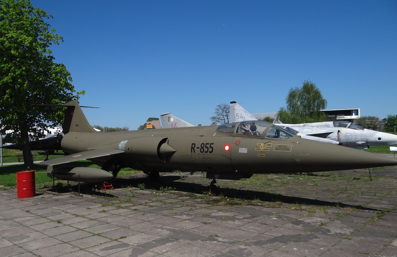 Danish CF-104 nb R-855. MLP Czyżyny 2021. Photo by Karol Placha Hetman