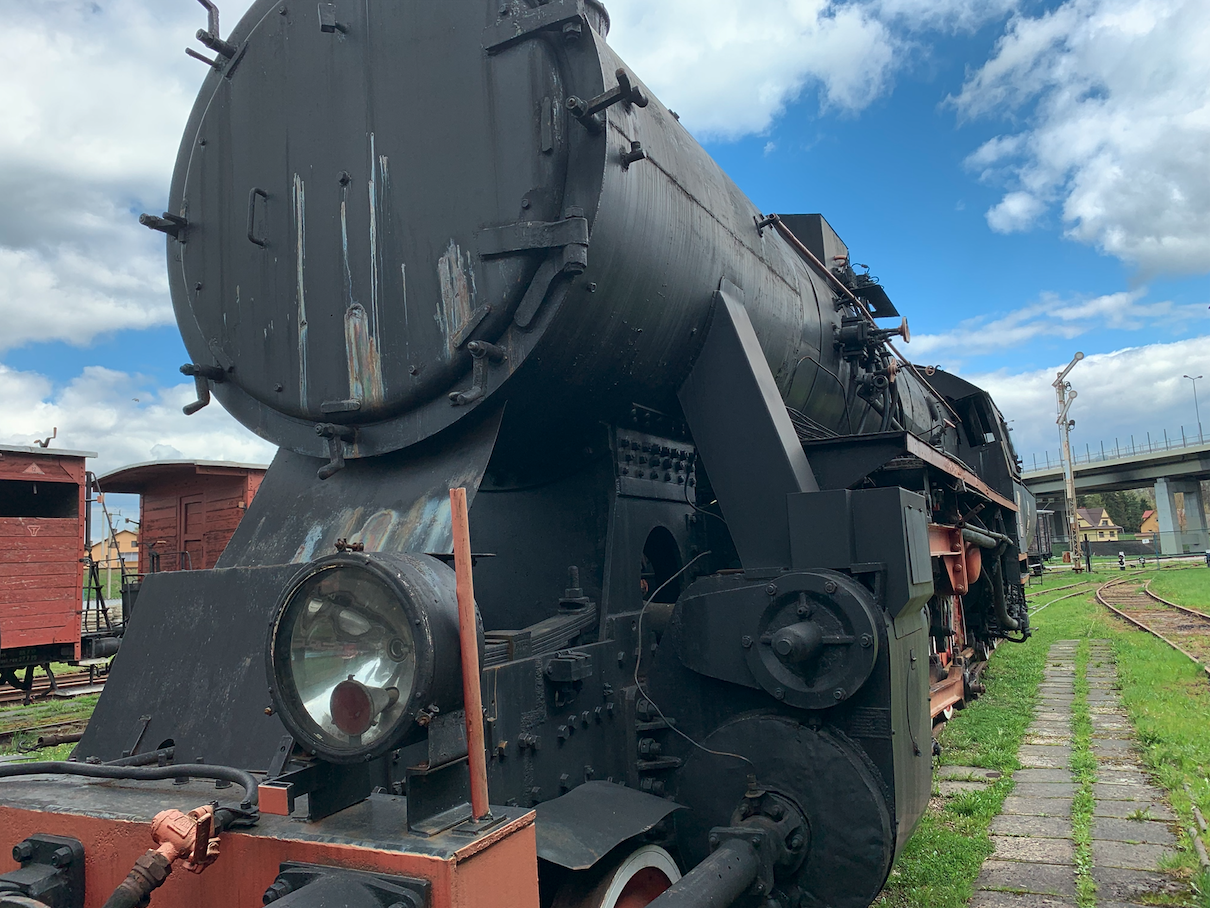 Railway in Poland. Steam locomotive Ty2. 2021 year. Photo by Karol Placha Hetman