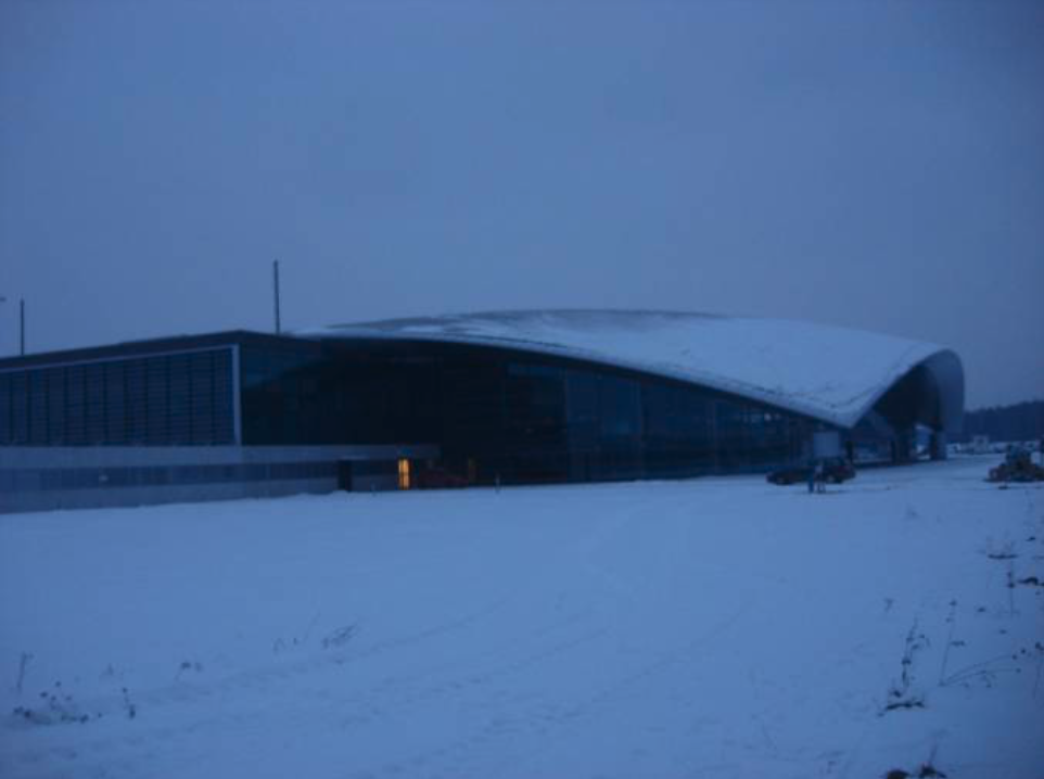 Nowy Terminal. Widok od strony wschodniej. Luty 2012 rok. Zdjęcie Karol Placha Hetman