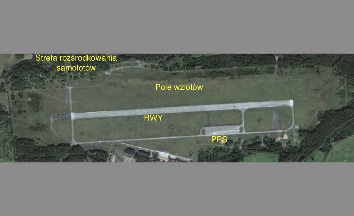 Typowe lotnisko wojskowe w 70-latach. 2010 rok. Praca Karol Placha Hetman