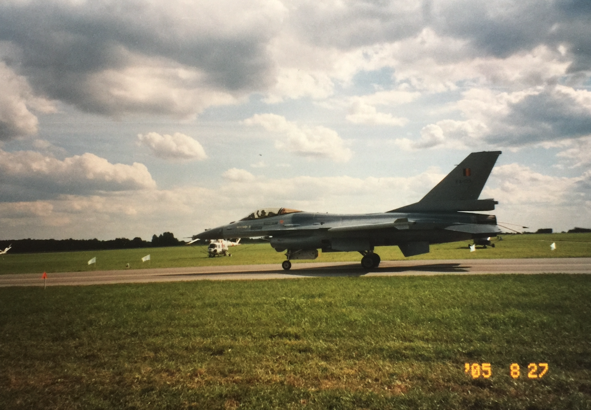 F-16. Belgia. 2005 rok. Zdjęcie Karol Placha Hetman