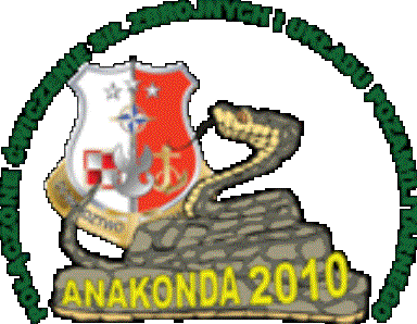 Godło ćwiczeń pod kryptonimem Anakonda 2010