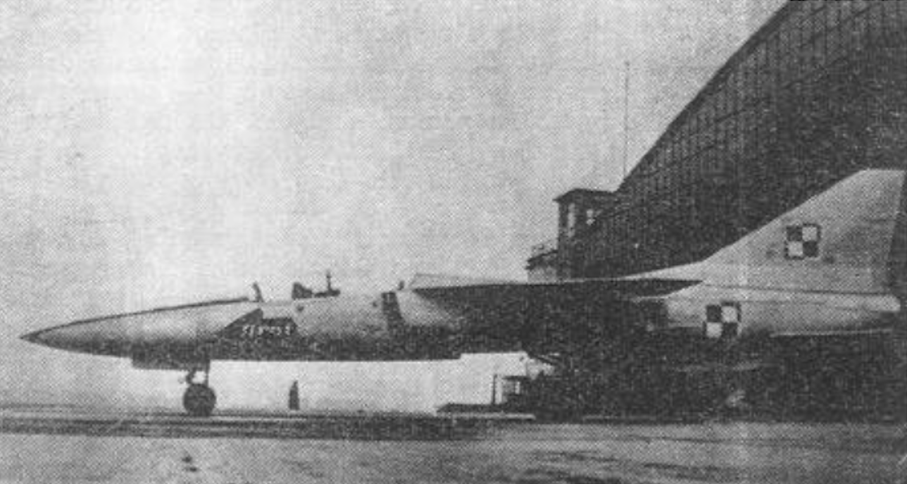 TS-16 Grot, a life-size model. 1963. Photo of PZL Mielec