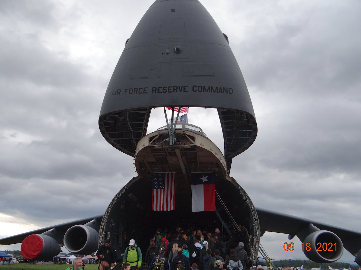 Lockheed C-5 M Galaxy. 2021 rok. Zdjęcie Karol Placha Hetman