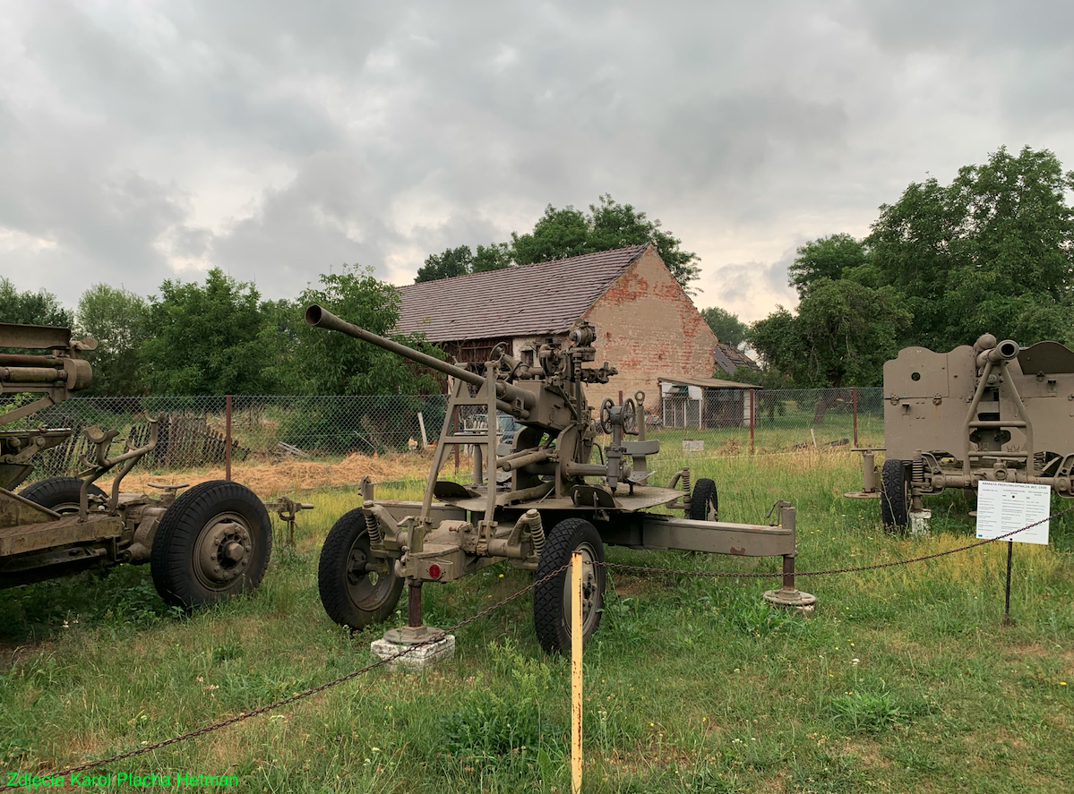 Anti-aircraft gun. 2022 year. Photo by Karol Placha Hetman