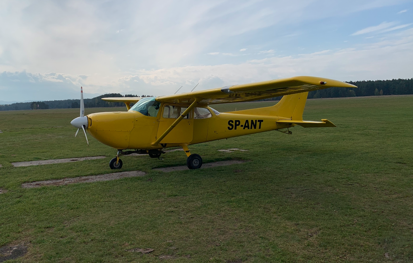 Cessna C-172 Skyhawk SP-ANT. 2022 year. Photo by Karol Placha Hetman