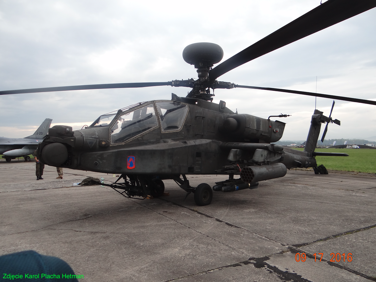 Boeing AH-64 Apache. 2016 rok. Zdjęcie Karol Placha Hetman