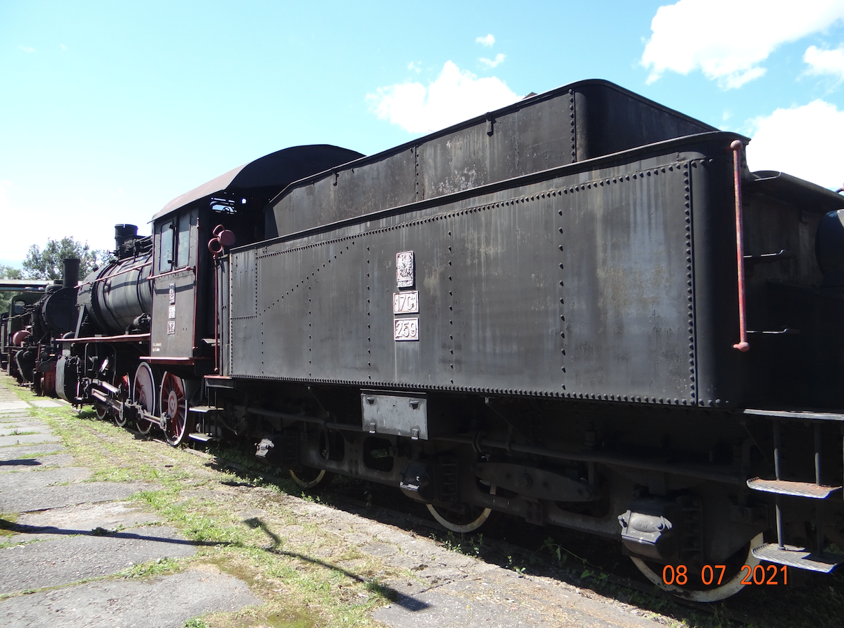 Steam locomotive Tp4-259. 2021. Photo by Karol Placha Hetman