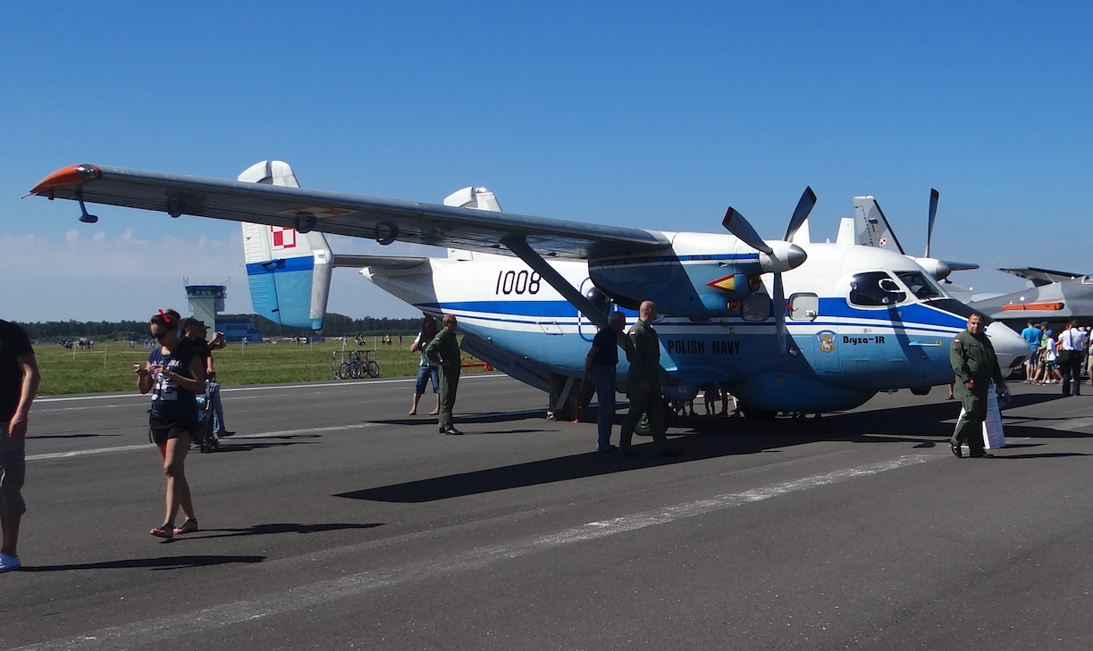 PZL M-28 Bryza-1R nb 1008 z radarem. 2014 rok. Zdjęcie Karol Placha Hetman