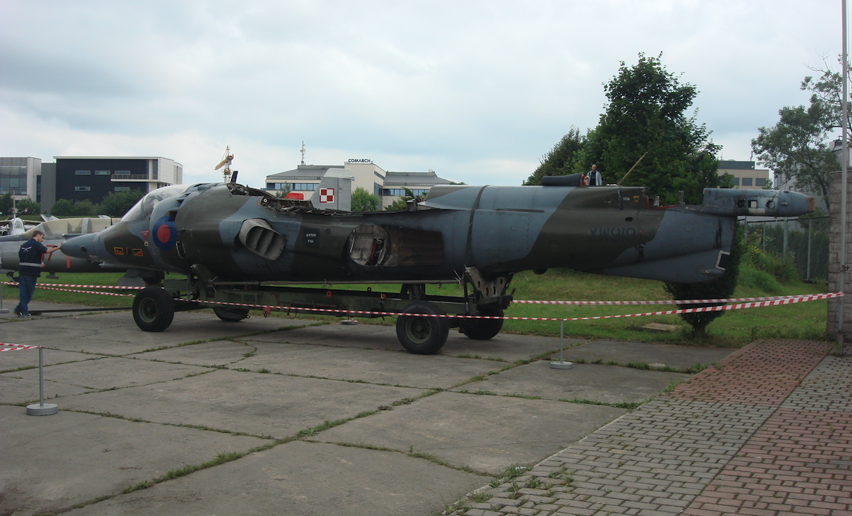 Harrier in which the Pegasus engine was mounted. 2010 year. Photo by Karol Placha Hetman