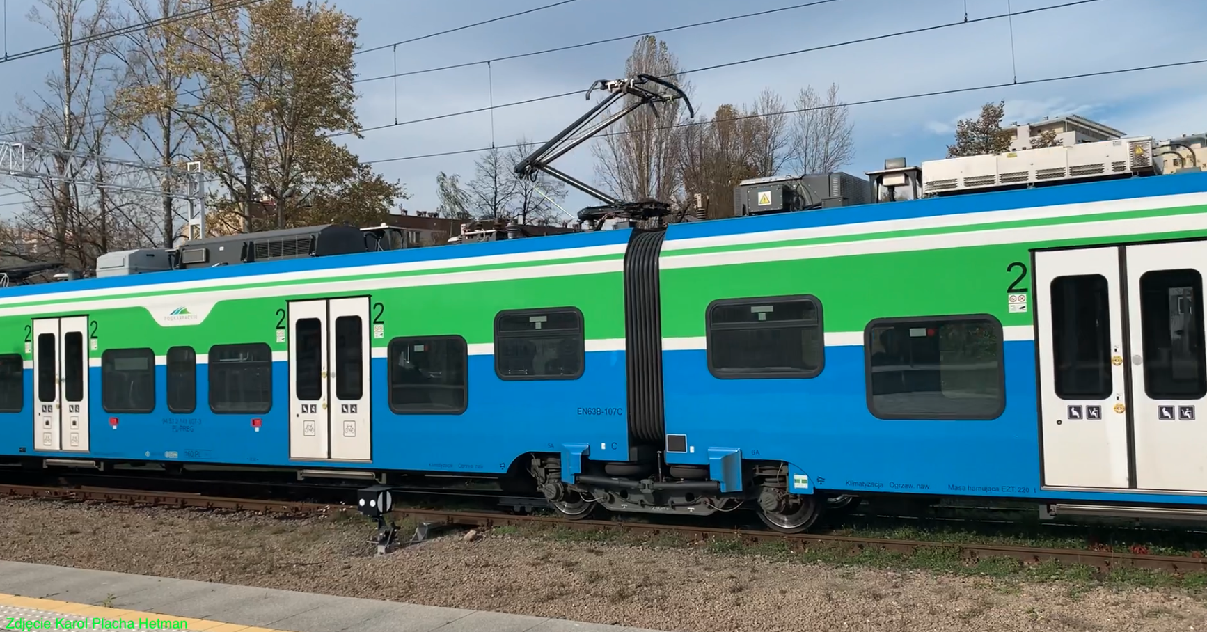 Newag Impuls 2, EN63B-107, Koleje Podkarpackie. 3-car EMU. 2023. Photo by Karol Placha Hetman