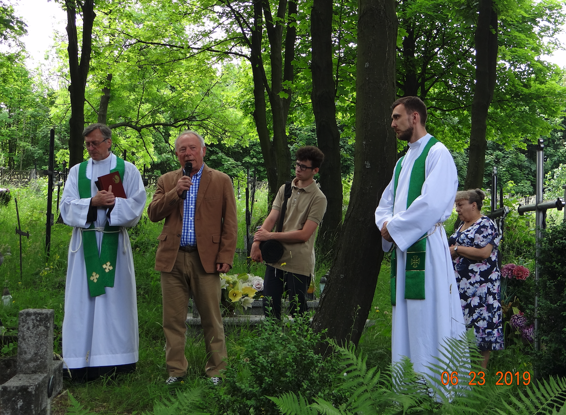 Uroczystości przy grobie Ignacego Kasprzyka. Płoki 2019 rok. Zdjęcie Karol Placha Hetman