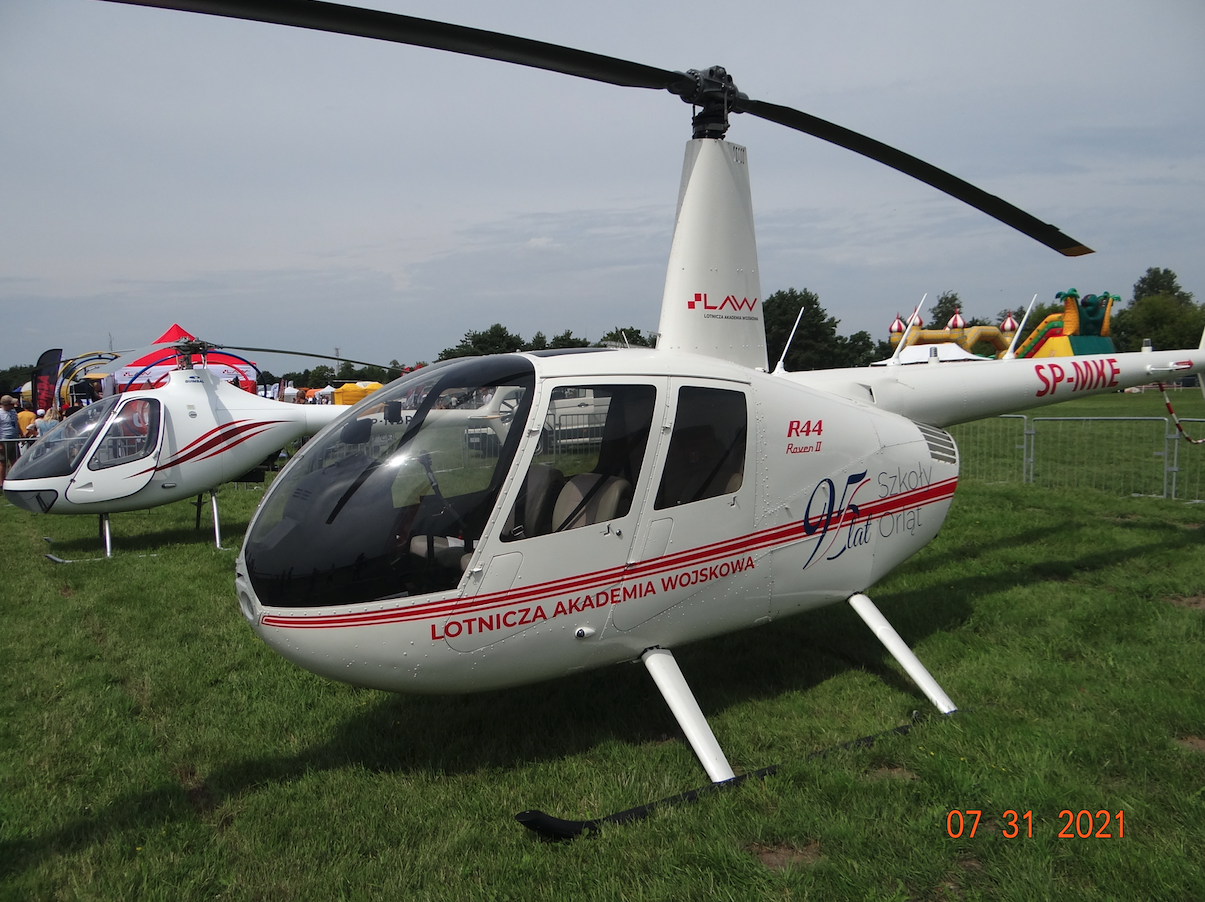 Robinson R44 registration SP-MKE. 2021. Photo by Karol Placha Hetman