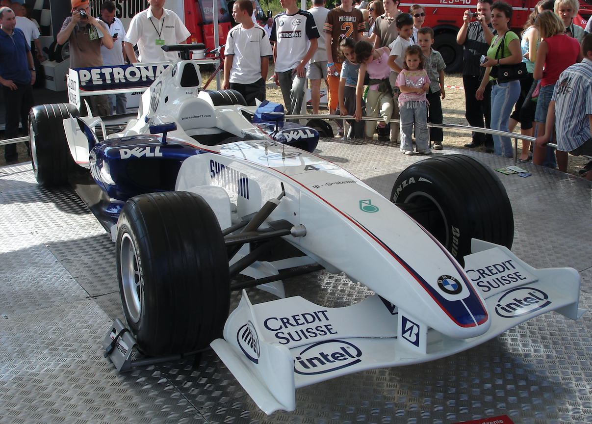 Mr. Robert Kubica's car. 2008 year. Photo by Karol Placha Hetman