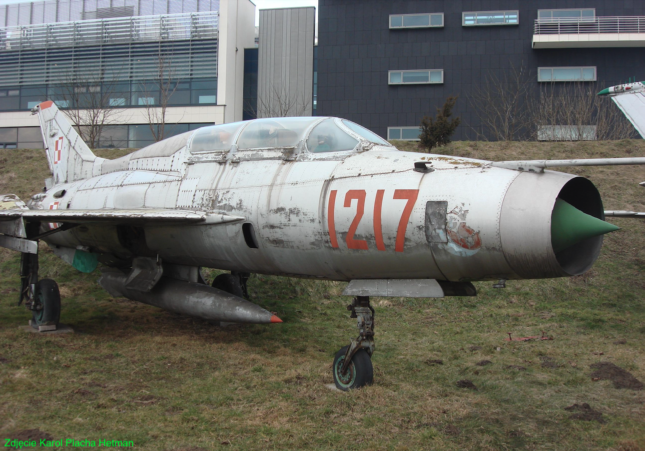 MiG-21 U nb 1217. 2009 year. Photo by Karol Placha Hetman