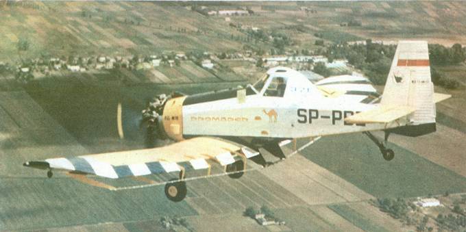 PZL M-18 SP-PBZ drugi prototyp 1977r. Zdjęcie PZL Mielec.