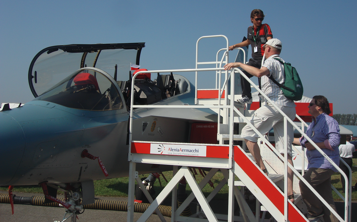 Alena Aermacchi M-346 in Radom in 2011 year. Photo by Karol Placha Hetman