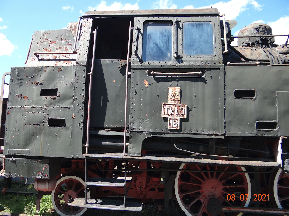 Steam locomotive TKt3-16. 2021. Photo by Karol Placha Hetman