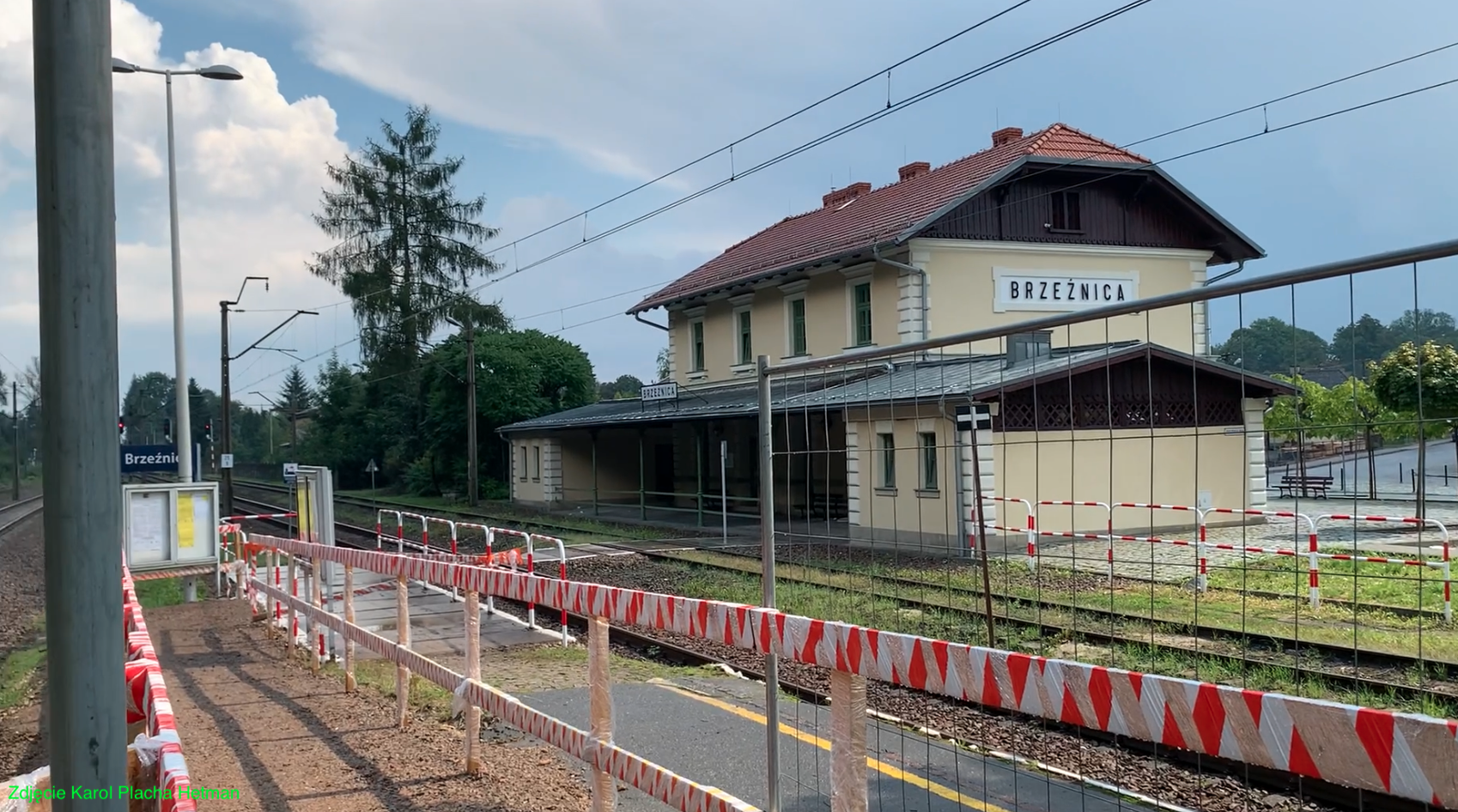 PKP Brzeźnica near Skawina. 2023 year. Photo by Karol Placha Hetman