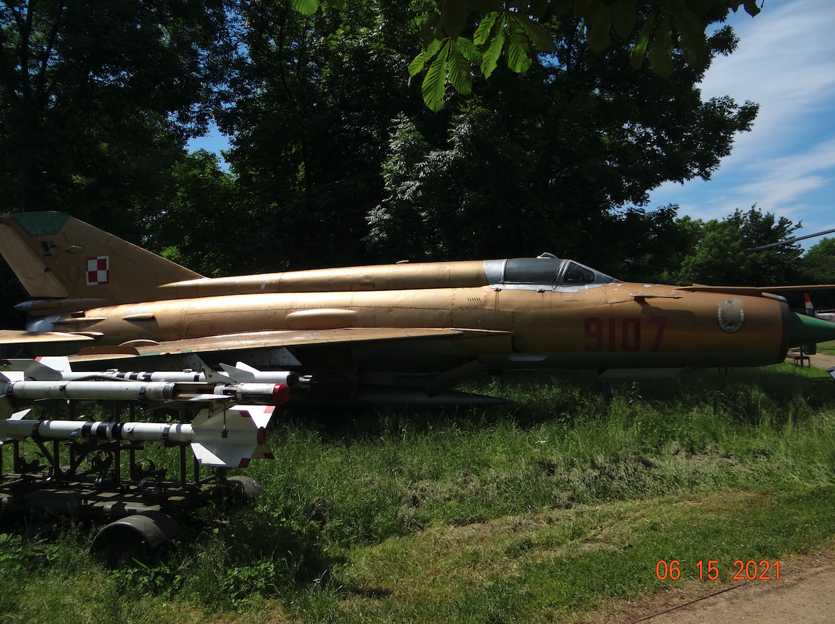 MiG-21 MF nb 9107. 2021 rok. Zdjęcie Karol Placha Hetman