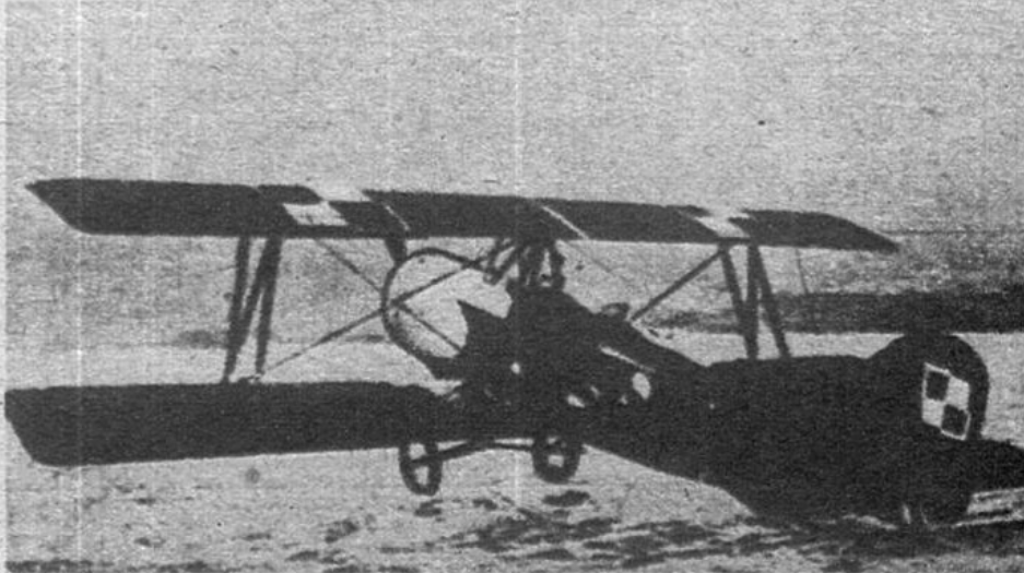 Samolot Bartel BM-4a na lotnisku Ławica. 1927 rok. Zdjęcie LAC