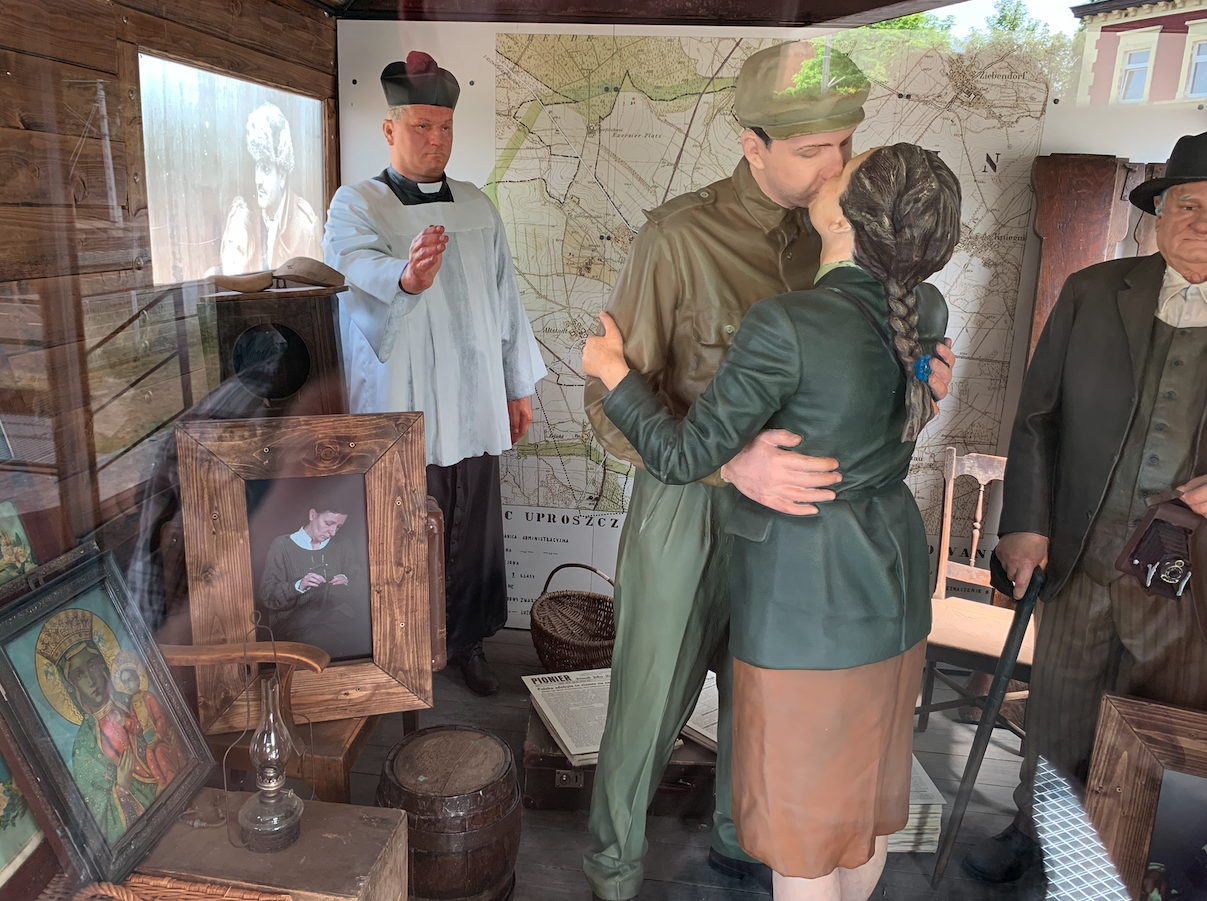 Museum of repatriation at the railway station in Lubin. 2022. Photo by Karol Placha Hetman