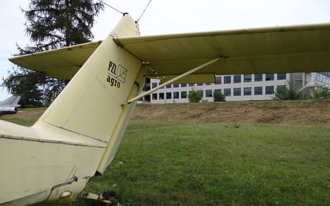 PZL-106 Kruk SP-PBK z usterzeniem typu "T". 2013 rok. Zdjęcie Karol Placha Hetman