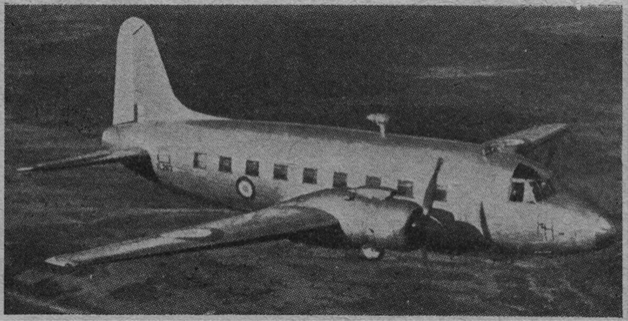 Vickers Varsity plane. 1951. Photo of Vickers