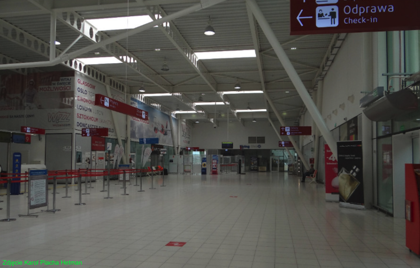 Lublin Airport. 2016 year. Photo by Karol Placha Hetman