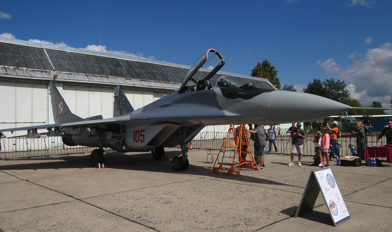 MiG-29 nb 105. 2013 year. Photo by Karol Placha Hetman