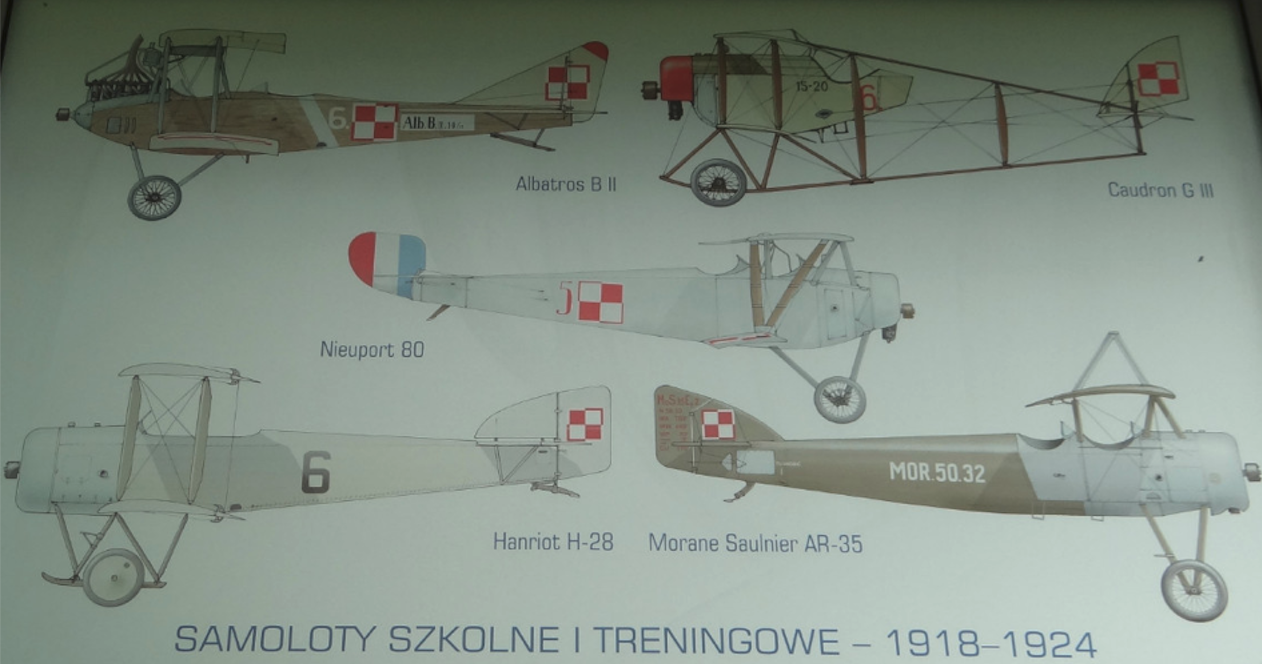 Samoloty szkolne. Źródło muzeum w Dęblinie. 2012 rok. Zdjęcie Karol Placha Hetman