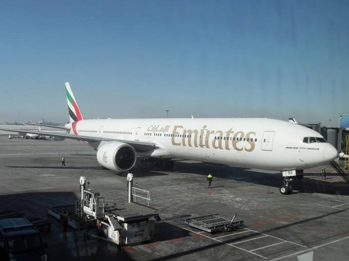 B 777-300ER linii Emirates na Lotnisku Okęcie. 18.02.2013r.
Zdjęcie Port Lotniczy Okęcie