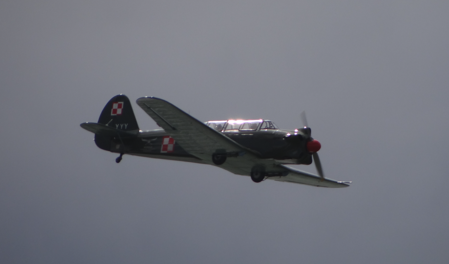 Jakowlew Jak-18 SP-YYY plane from the Polish Aviation Museum in Krakow.