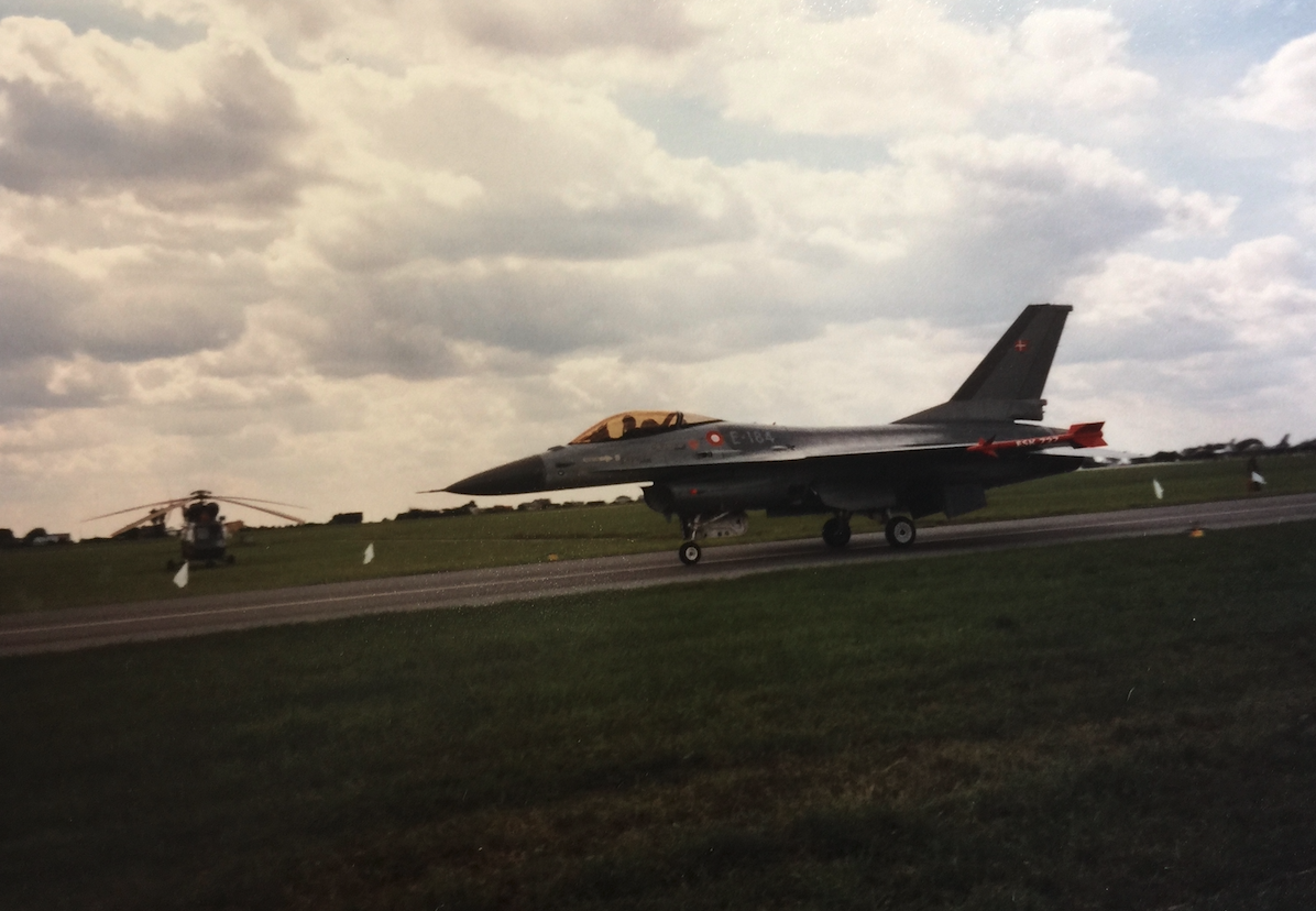 F-16 nb E-184. Denmark. year 2005. Photo by Karol Placha Hetman