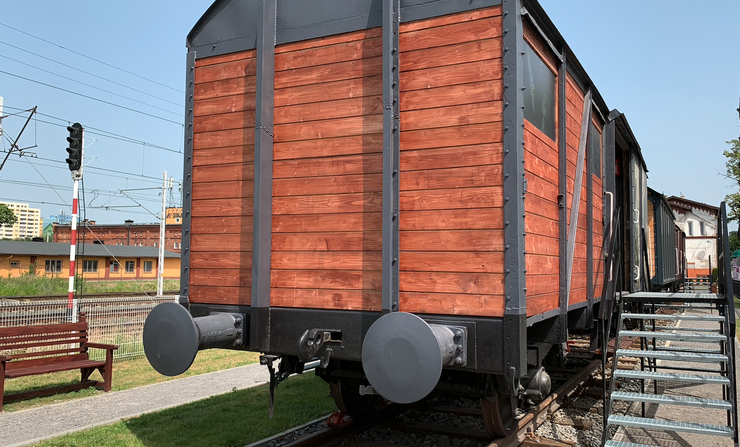 Museum of repatriation at the railway station in Lubin. 2022. Photo by Karol Placha Hetman