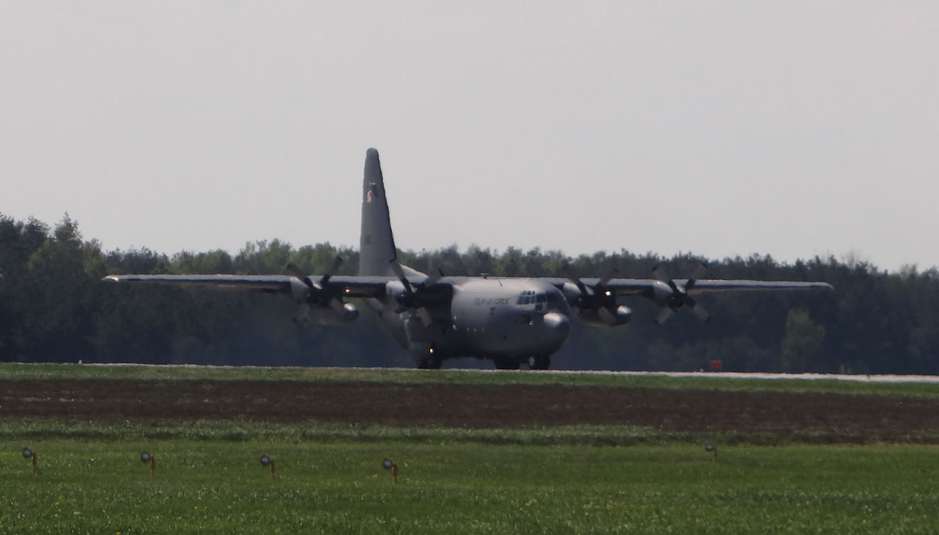 C-130 nb 1505. Powidz 2017 rok. Zdjęcie Karol Placha Hetman