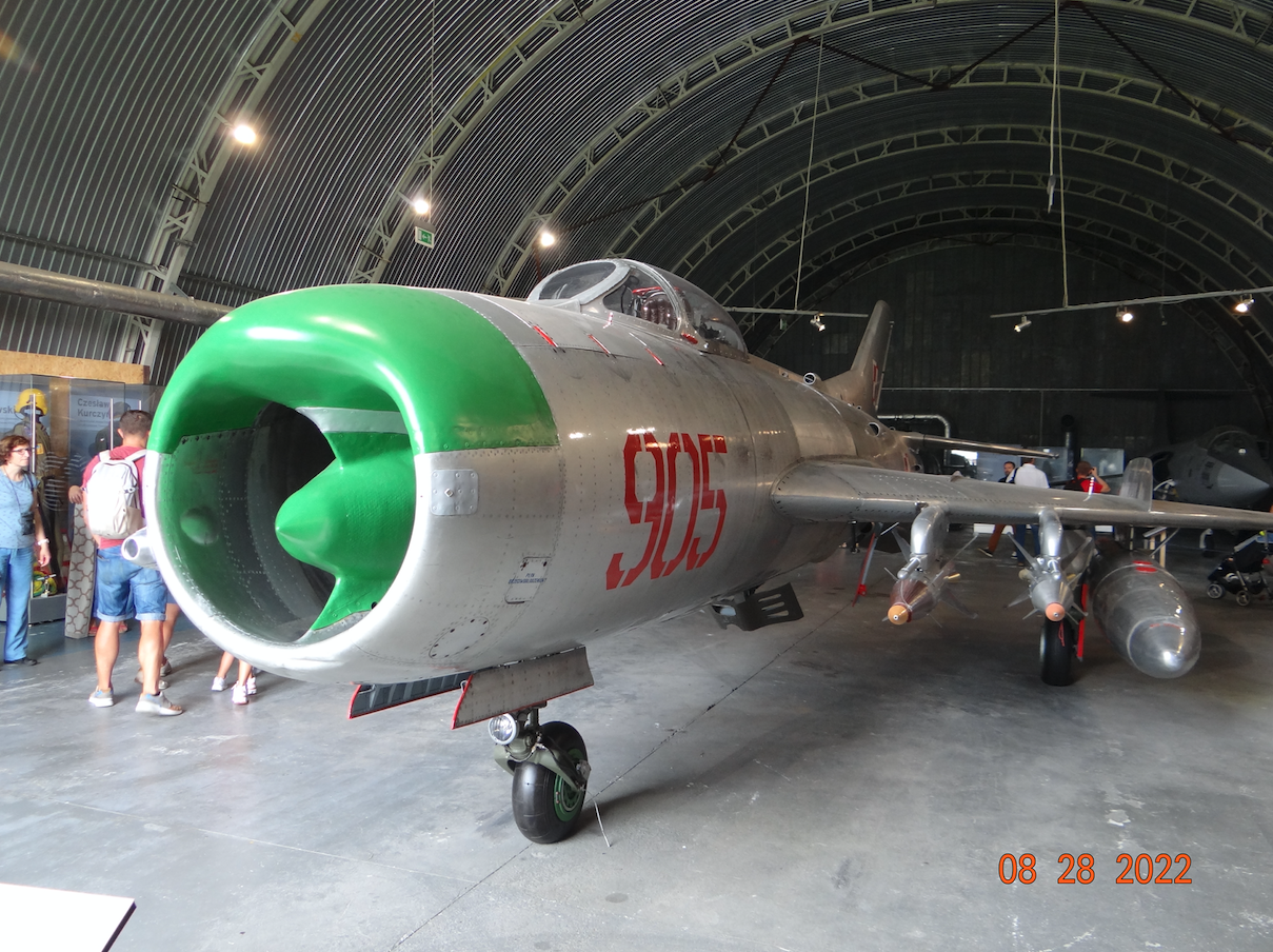 MiG-19 PM nb 905. 2022 rok. Zdjęcie Karol Placha Hetman